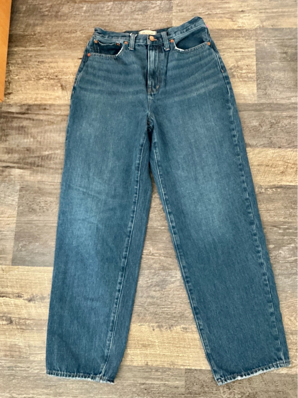 Madewell Baggy Straight Jeans